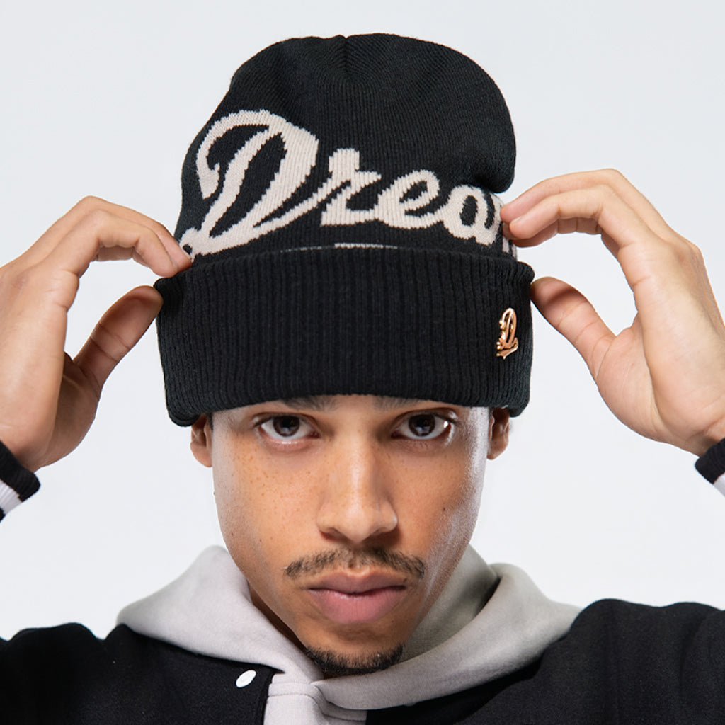 帽子 MATIN LOGO SCRIPT BEANIE IN BROWN DREAMVILLE SCRIPT BEANIE – Dreamville Official Store