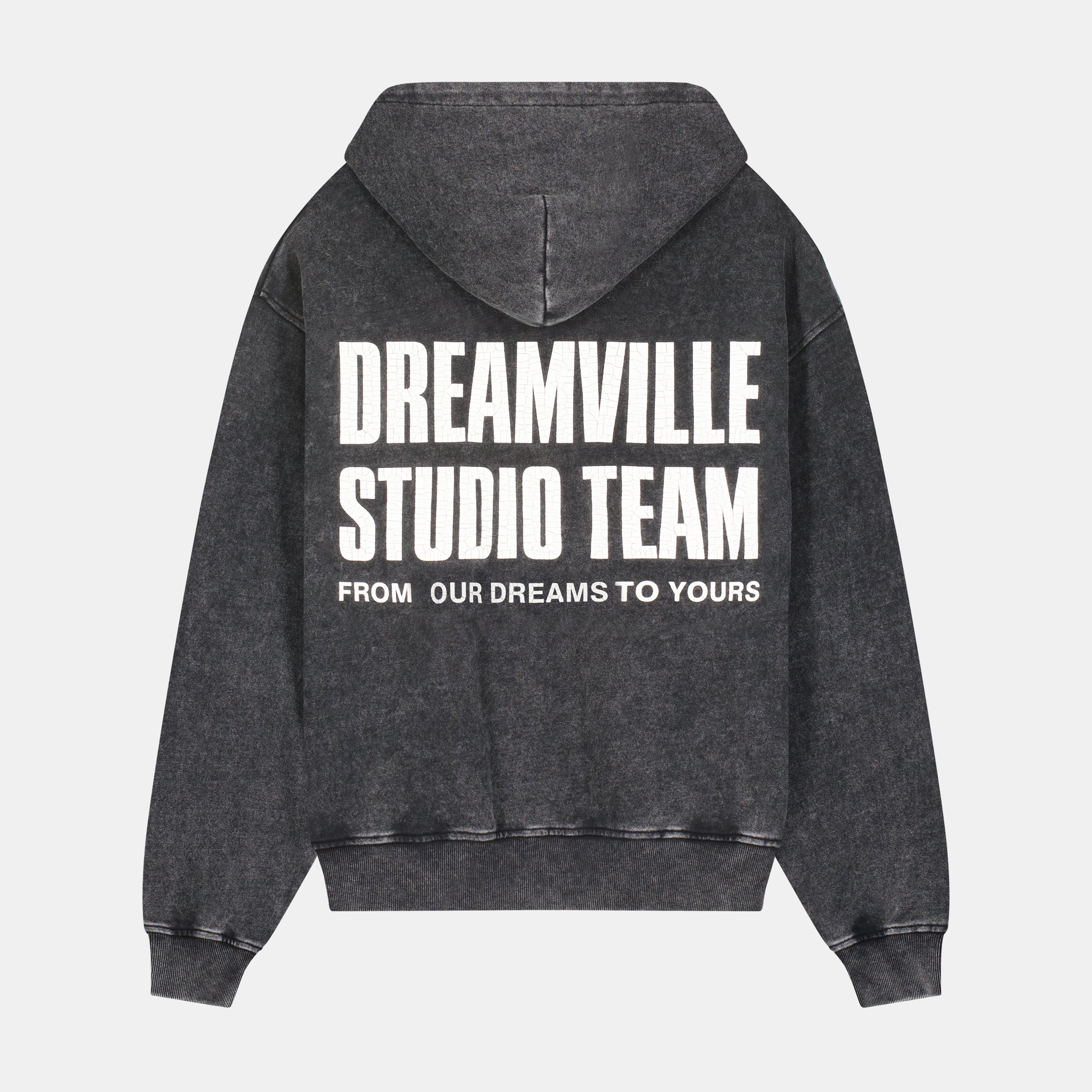 STUDIO TEAM ZIP UP HOODIE WASHED BLACK – Dreamville Official Store