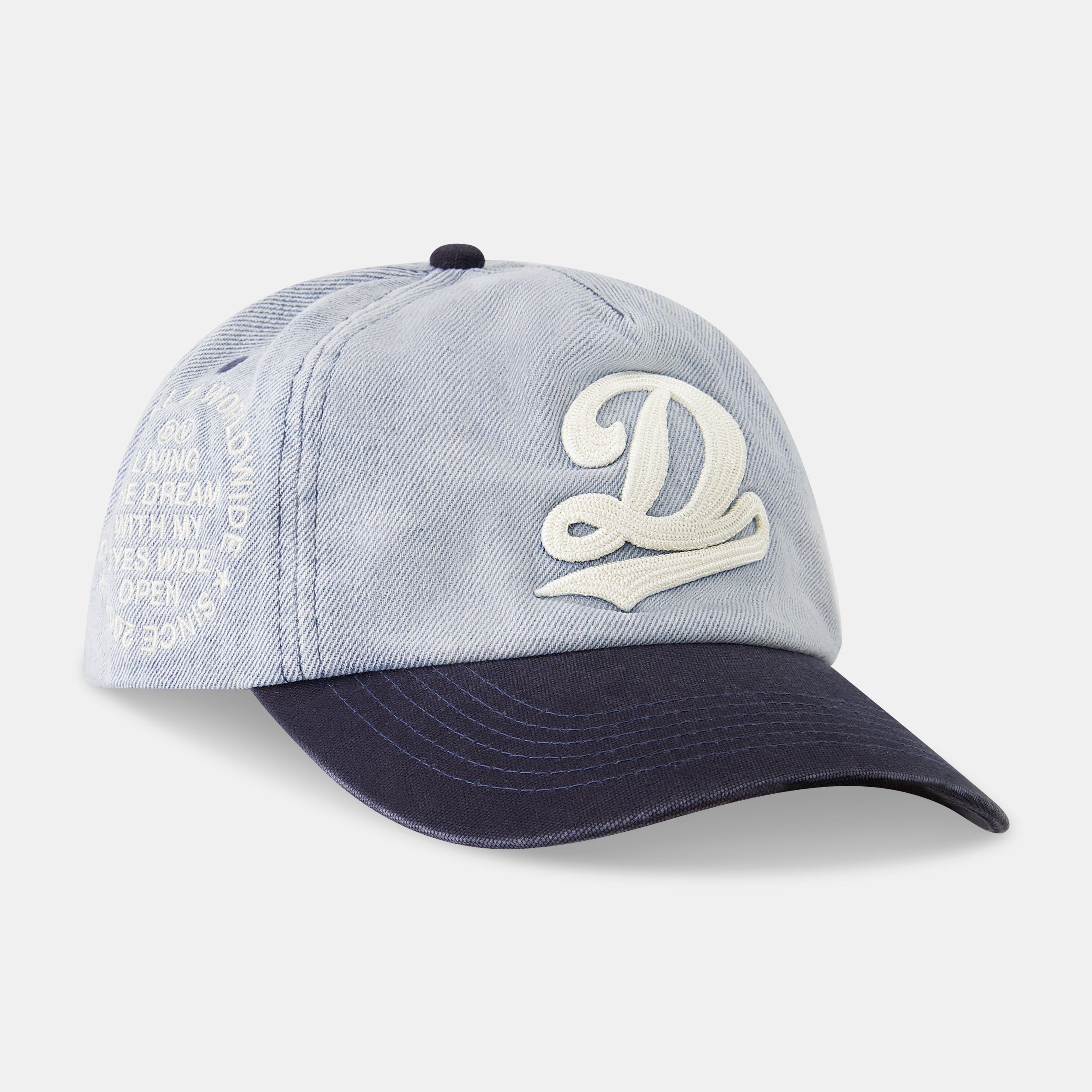 D LOGO WASHED BLUE DENIM HAT – Dreamville Official Store
