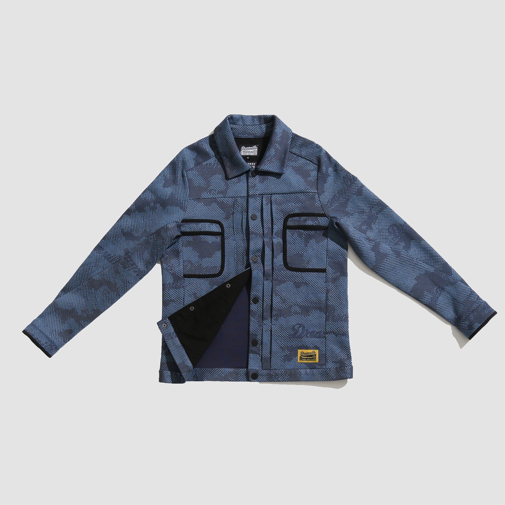 ジャケット・アウター BYBORRE 3D Woven Jacket DREAMVILLE x BYBORRE JACKET- BLUE – Dreamville Official Store