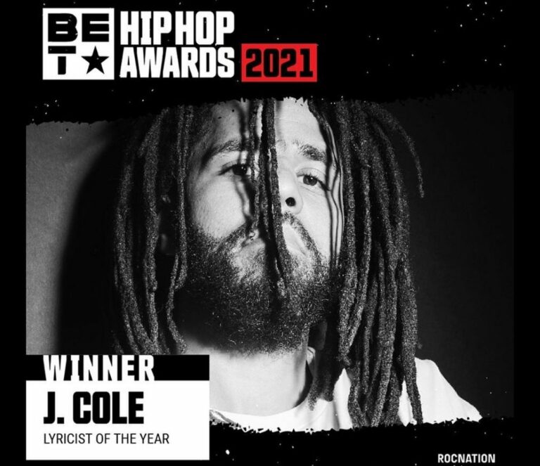 J. Cole Wins Lyricist of The Year BET Hip Hop Awards 2021 — Dreamville