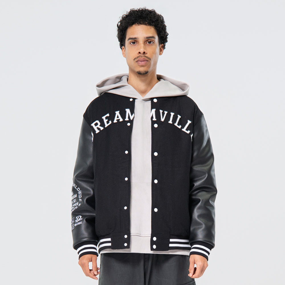DREAMVILLE PANTHER VARSITY JACKET