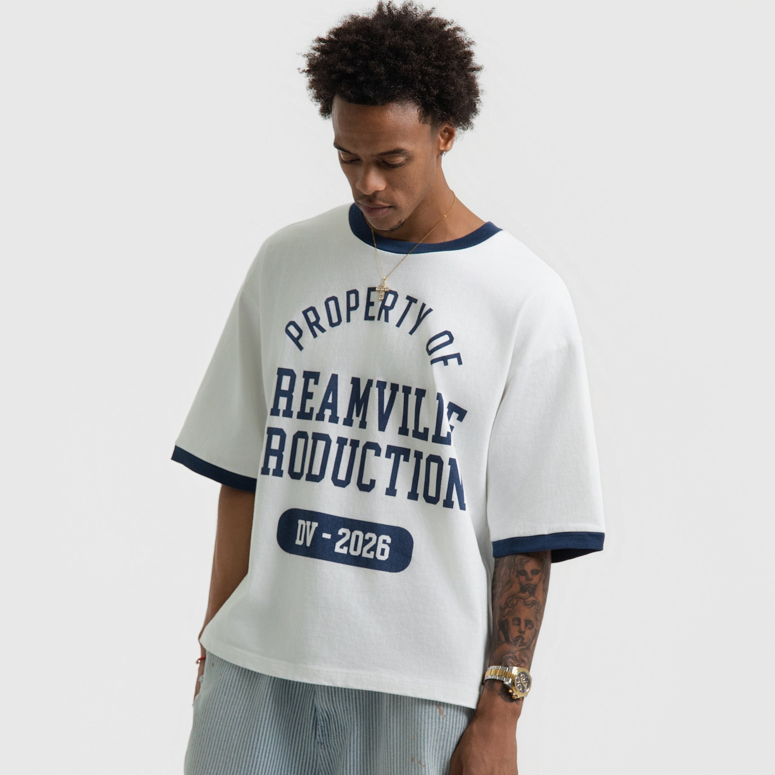 DV RINGER TEE INDIGO – Dreamville Official Store
