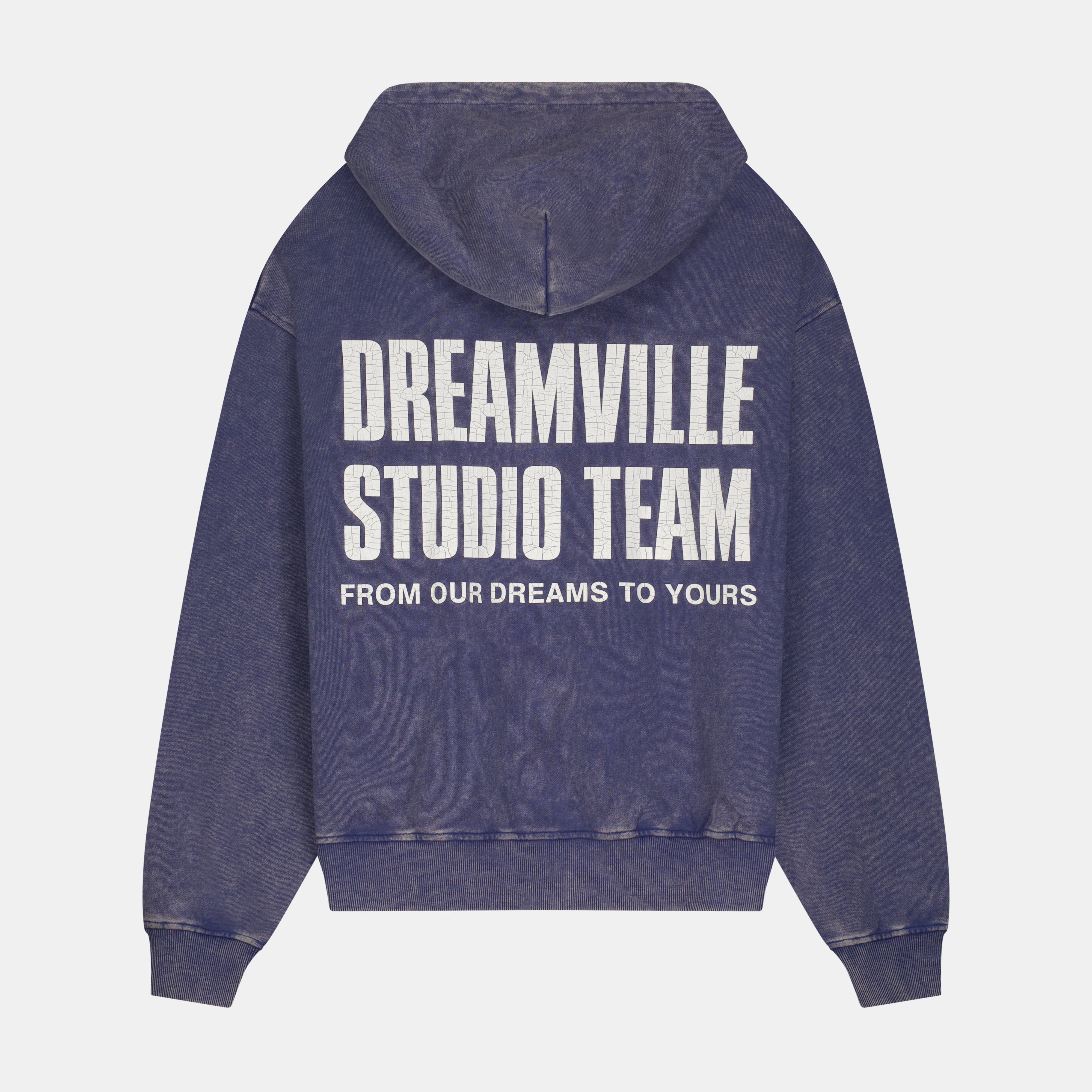 STUDIO TEAM ZIP UP HOODIE WASHED BLUE – Dreamville Official Store