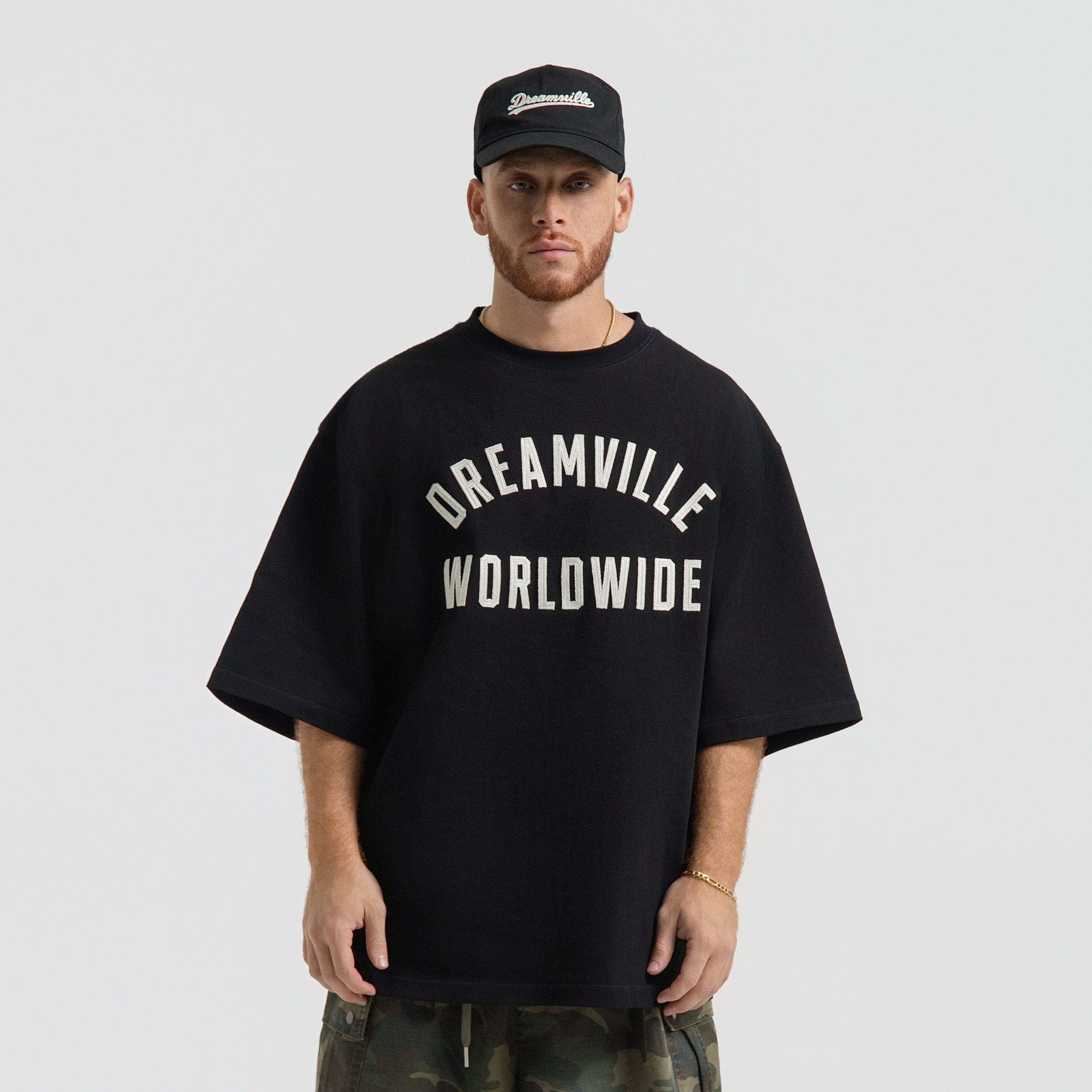 WORLDWIDE CHAIN STICH TEE – Dreamville Official Store