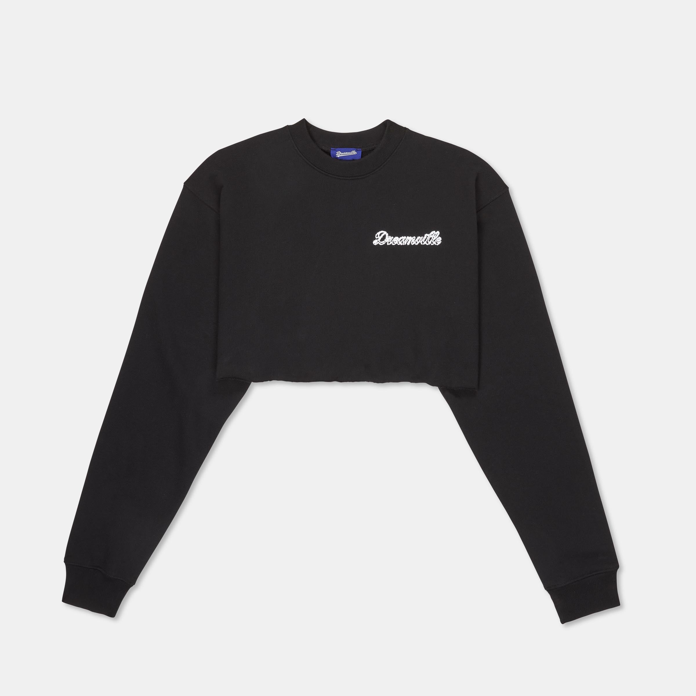 トップス heve Cloudy Tops black BLACK CLOUD LOGO CROP TOP – Dreamville Official Store